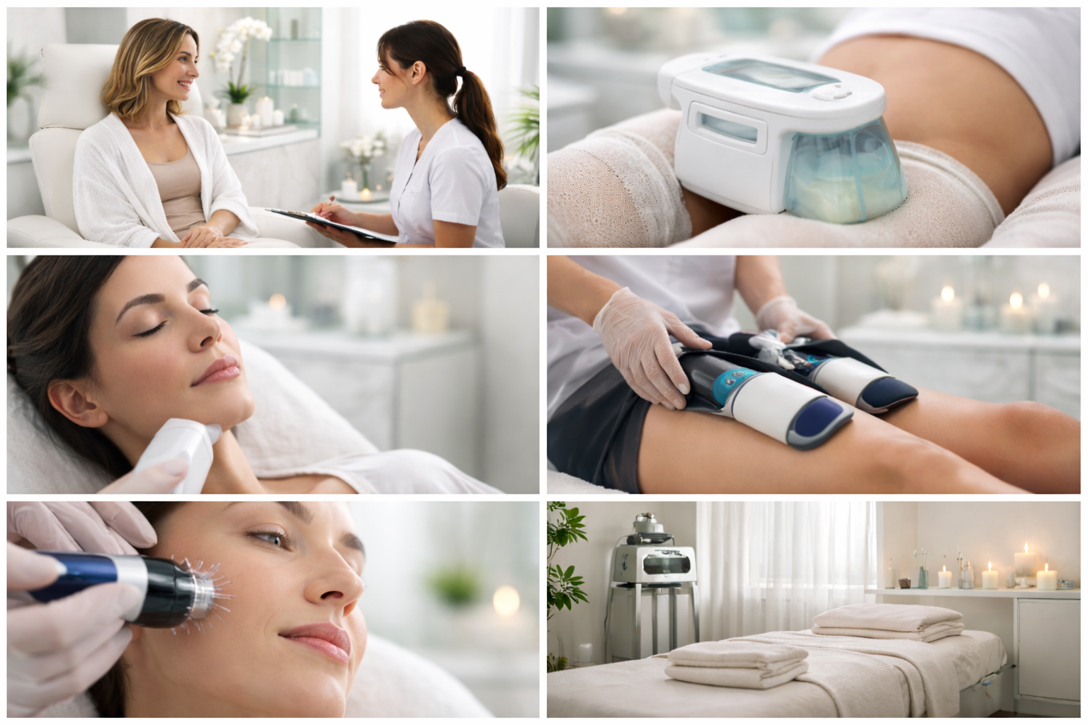 Collage of skin concerns