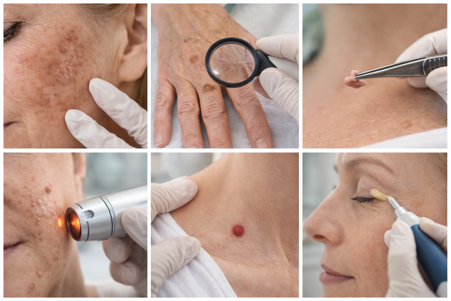 Collage of body sculpting